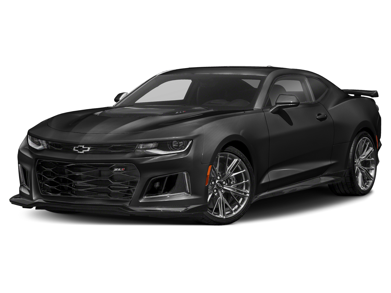 Black 2021 Chevrolet Camaro Coupe Rear-Wheel Drive 6-Speed Manual
