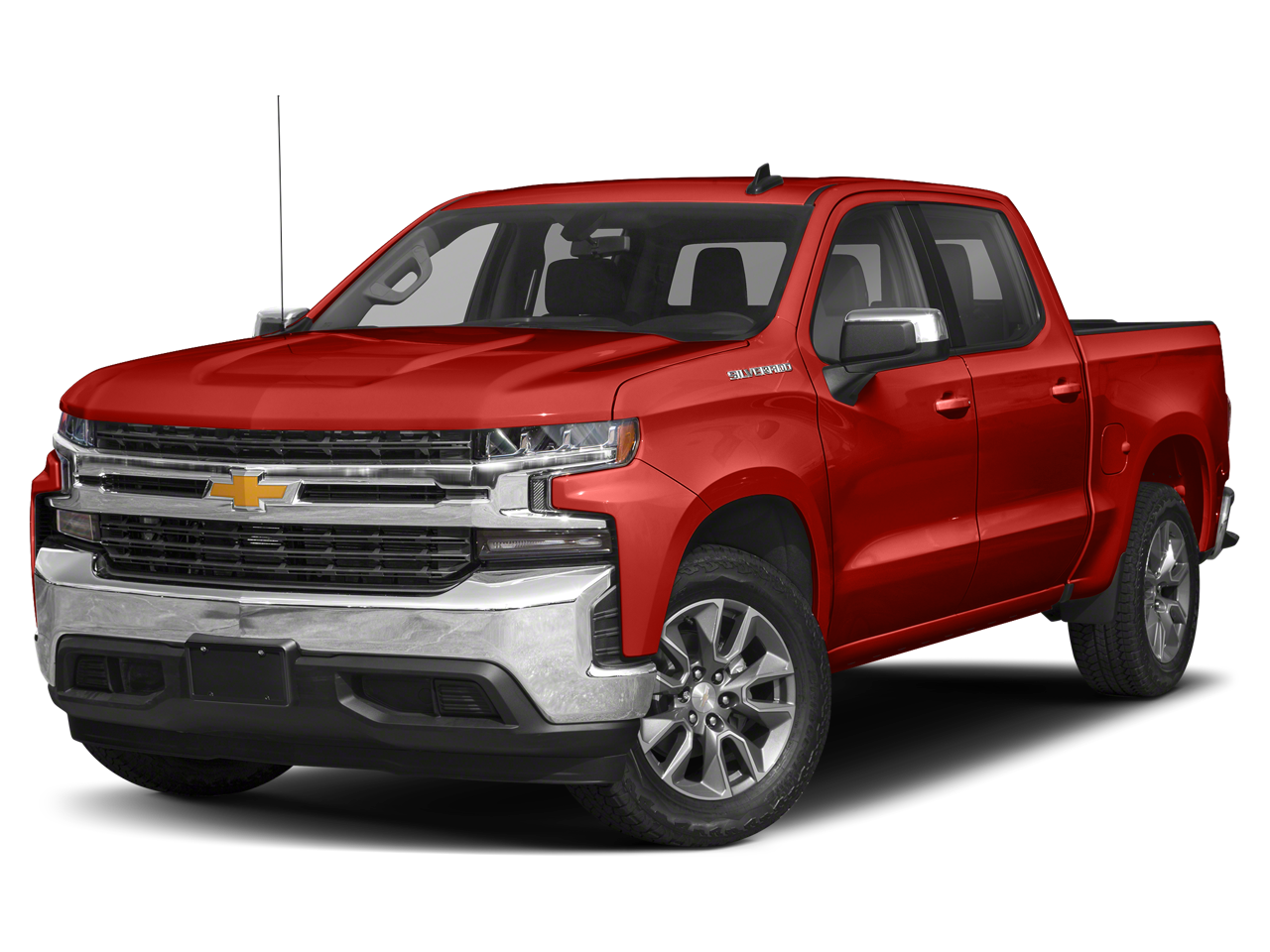 Summit White 2021 Chevrolet Silverado 1500 Pickup Truck Four-Wheel Drive Automatic