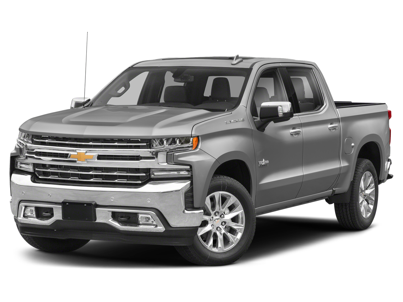 Black 2021 Chevrolet Silverado 1500 Pickup Truck Four-Wheel Drive Automatic