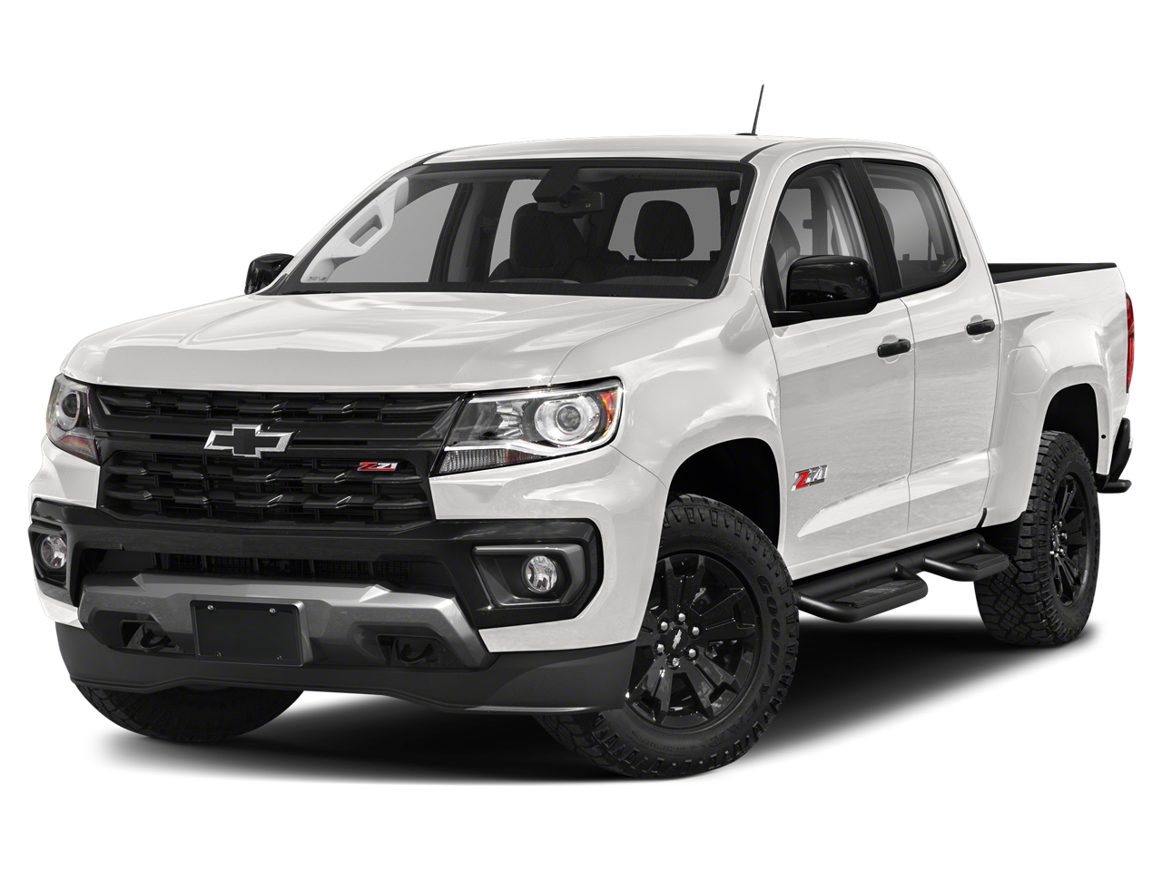 Black 2021 Chevrolet Colorado Z71 Crew Cab 4WD Pickup Truck Four-Wheel Drive Automatic