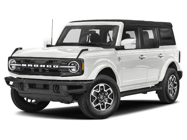Oxford White 2021 Ford Bronco Outer Banks 4-Door 4WD SUV / Crossover Four-Wheel Drive Automatic
