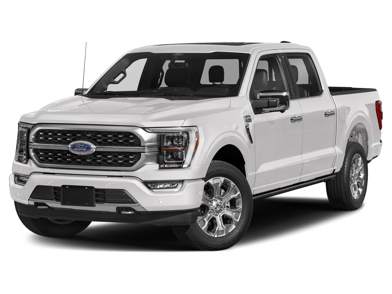 Used 2021 Star White Metallic Tri-Coat Ford Platinum image 25