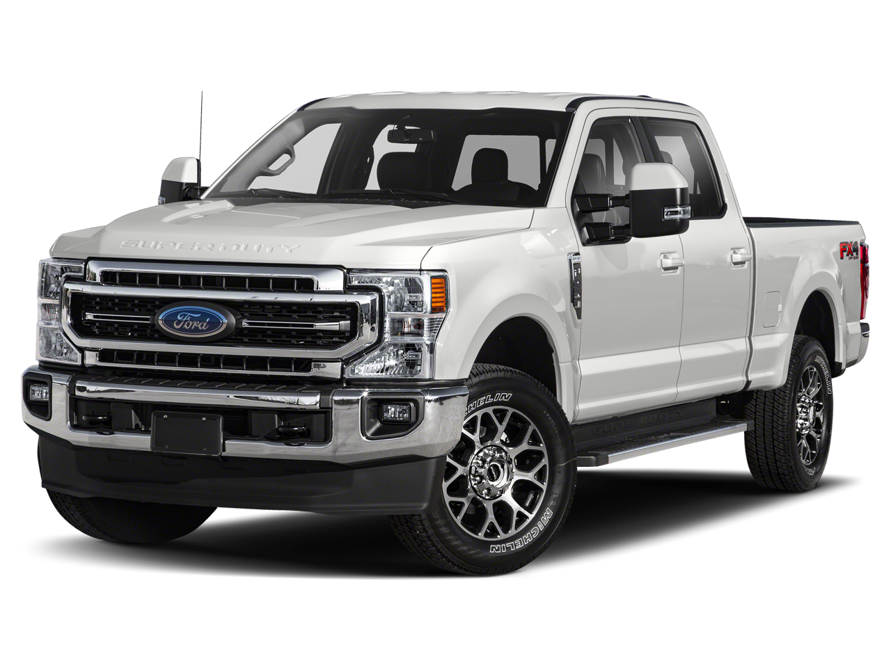 Gray Metallic 2021 Ford F-250 Super Duty Pickup Truck Four-Wheel Drive Automatic