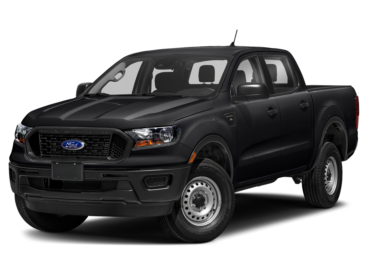 Blue 2021 Ford Ranger Pickup Truck Four-Wheel Drive Automatic