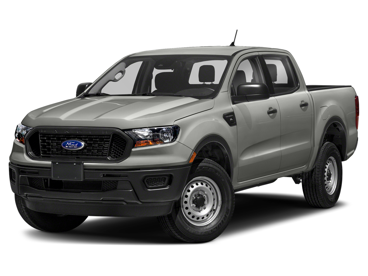 Blue 2021 Ford Ranger Pickup Truck Four-Wheel Drive Automatic