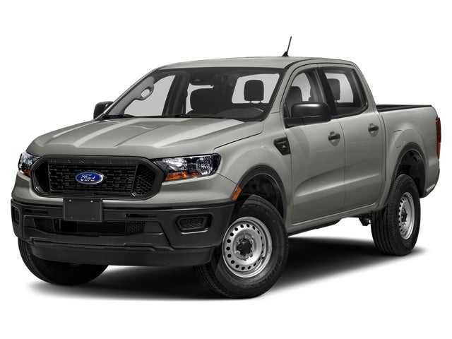 Blue 2021 Ford Ranger Pickup Truck Four-Wheel Drive Automatic