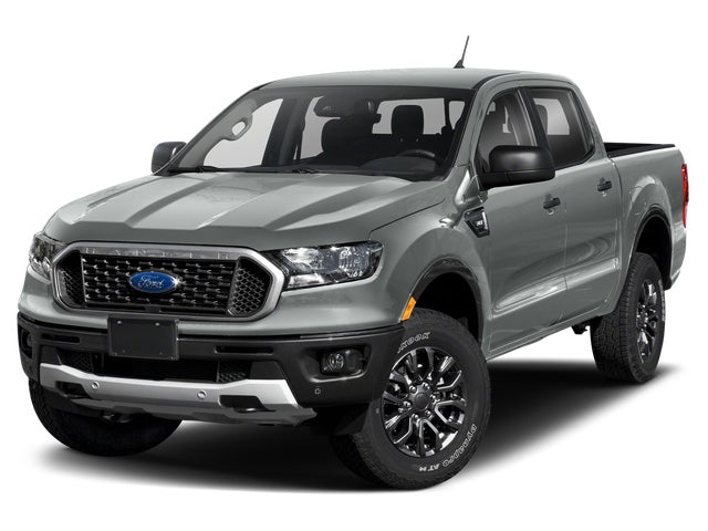 Gray Metallic 2021 Ford Ranger XLT SuperCrew 4WD Pickup Truck Four-Wheel Drive Automatic