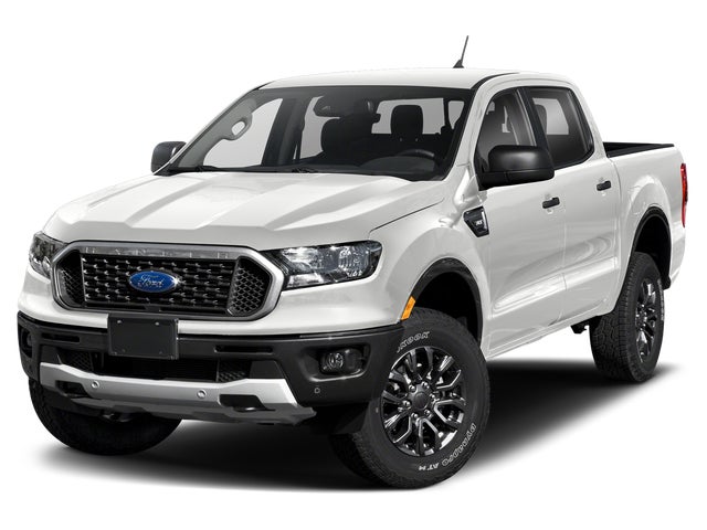 Oxford White 2021 Ford Ranger XLT SuperCrew 4WD Pickup Truck Four-Wheel Drive Automatic