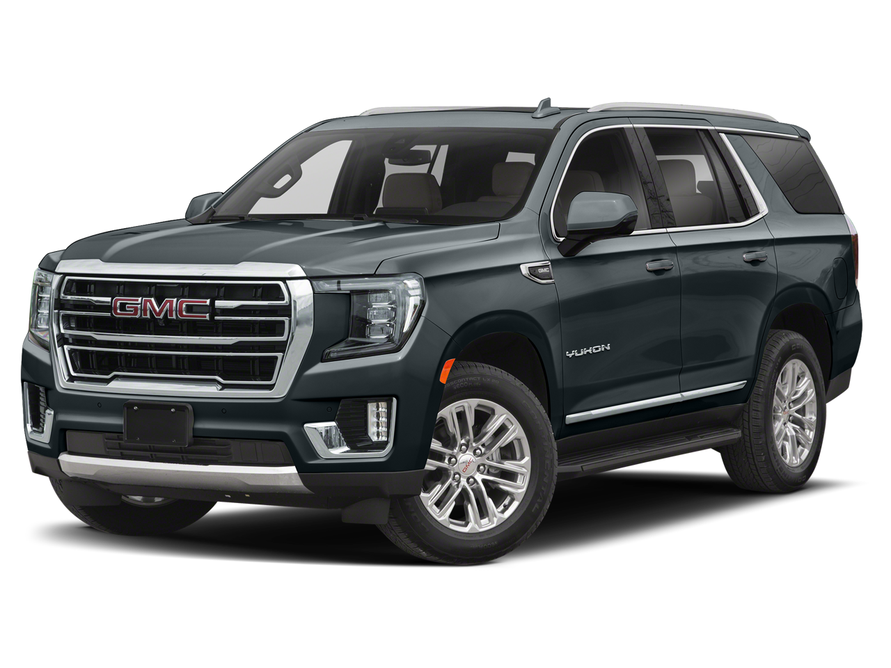 Used 2021 Dark Sky Metallic GMC 4WD SLT image 23