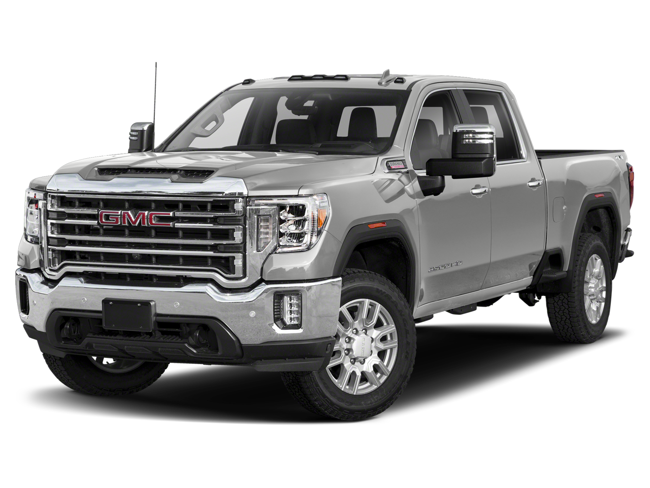 Used 2021 Quicksilver Metallic GMC 4WD Crew Cab Standard Bed SLT image 24