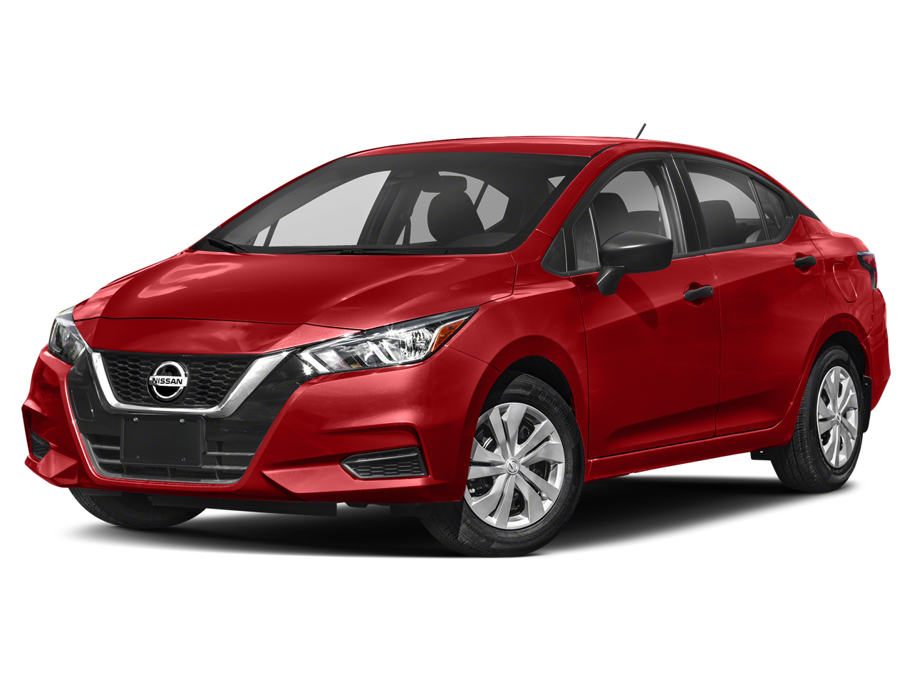 Red (Scarlet Ember Pearl Metallic) 2021 Nissan Versa SV FWD Sedan Front-Wheel Drive Continuously Variable Transmission