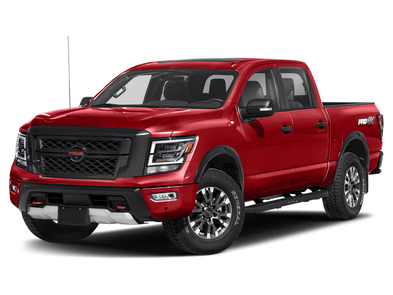 Brown (Beige) 2021 Nissan Titan Pickup Truck Four-Wheel Drive Automatic