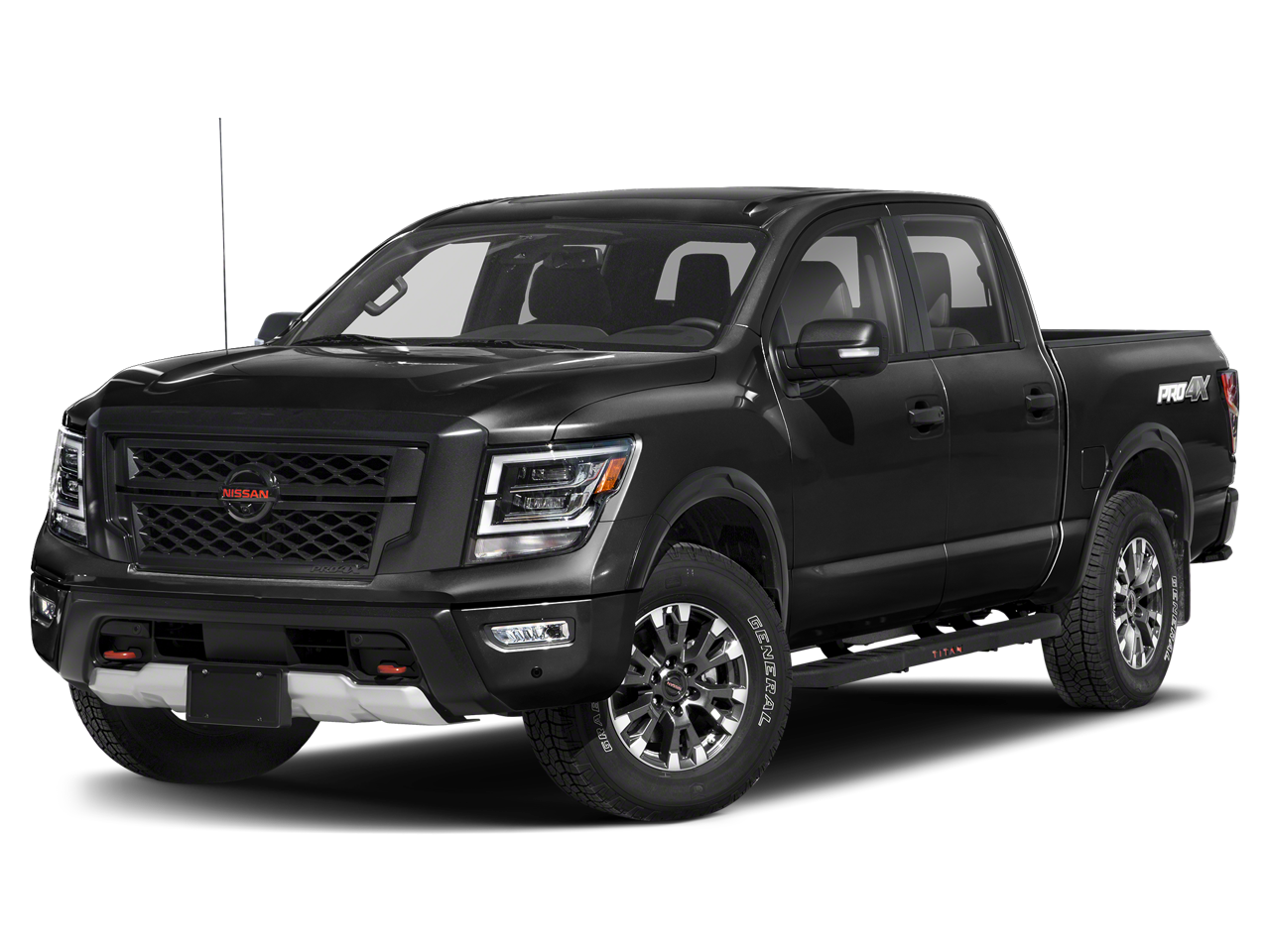 Brown (Beige) 2021 Nissan Titan Pickup Truck Four-Wheel Drive Automatic