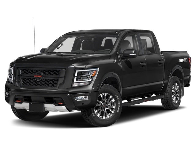 Brown (Beige) 2021 Nissan Titan Pickup Truck Four-Wheel Drive Automatic