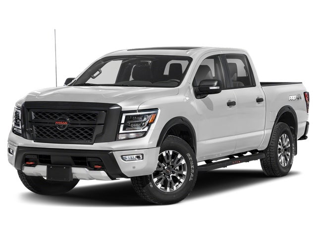 Brown (Beige) 2021 Nissan Titan Pickup Truck Four-Wheel Drive Automatic
