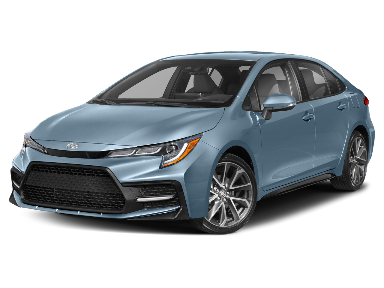 Blue 2021 Toyota Corolla Sedan Front-Wheel Drive Continuously Variable Transmission