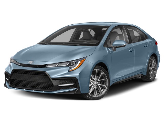 Blue 2021 Toyota Corolla Sedan Front-Wheel Drive Continuously Variable Transmission