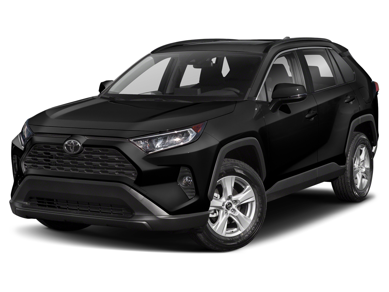 Midnight Black Metallic 2021 Toyota RAV4 SUV / Crossover Front-Wheel Drive Automatic