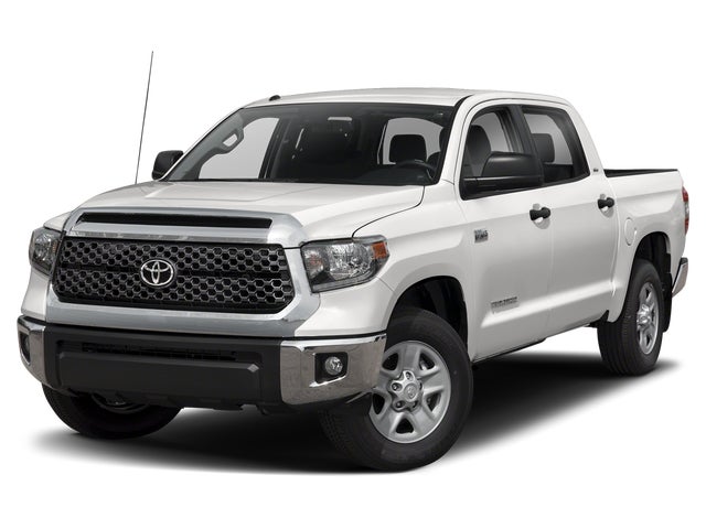 Super White 2021 Toyota Tundra SR5 CrewMax 4WD Pickup Truck Four-Wheel Drive Automatic