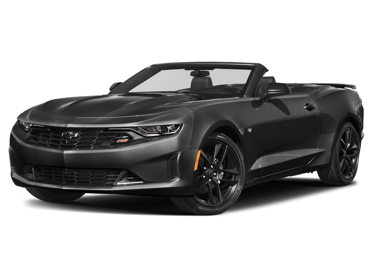 Gray (Satin Steel Metallic) 2022 Chevrolet Camaro ZL1 Convertible RWD Convertible Rear-Wheel Drive Manual