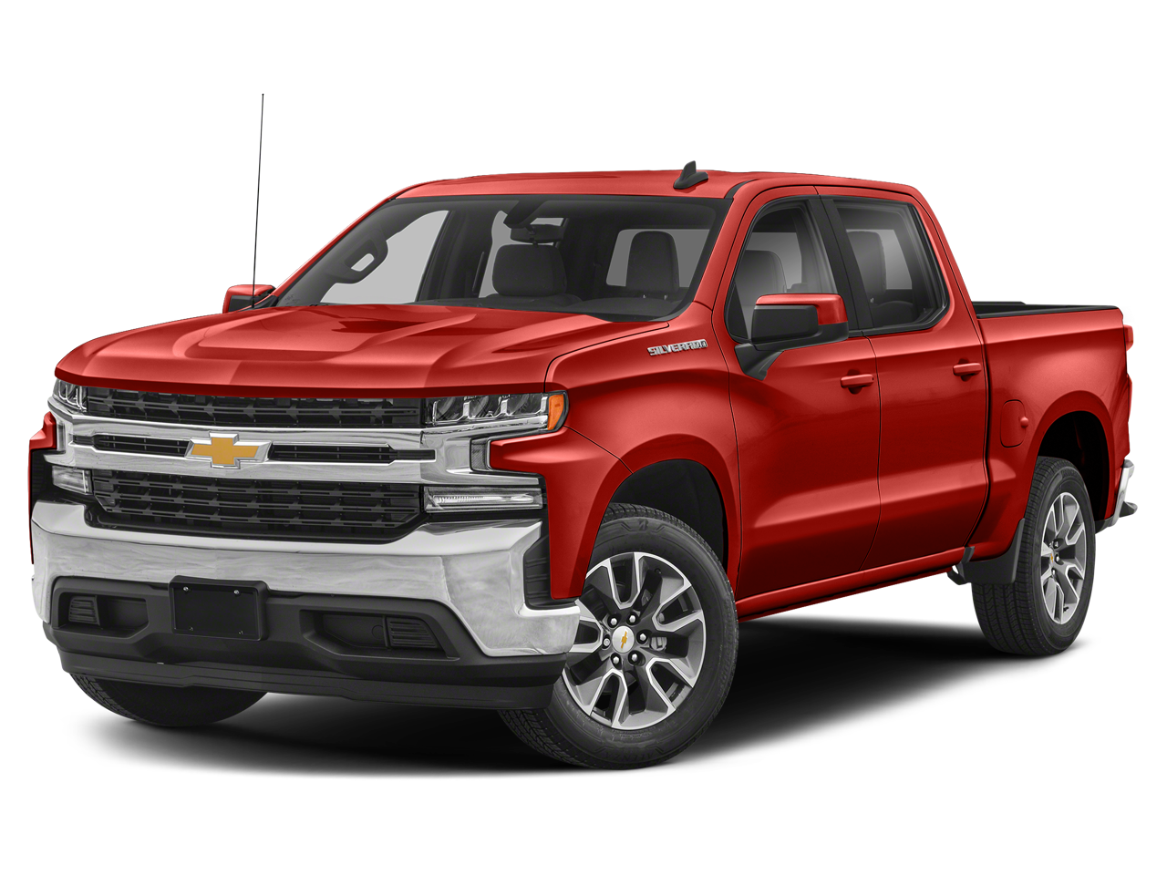 Black 2022 Chevrolet Silverado 1500 LT Crew Cab 4WD Pickup Truck Four-Wheel Drive Automatic