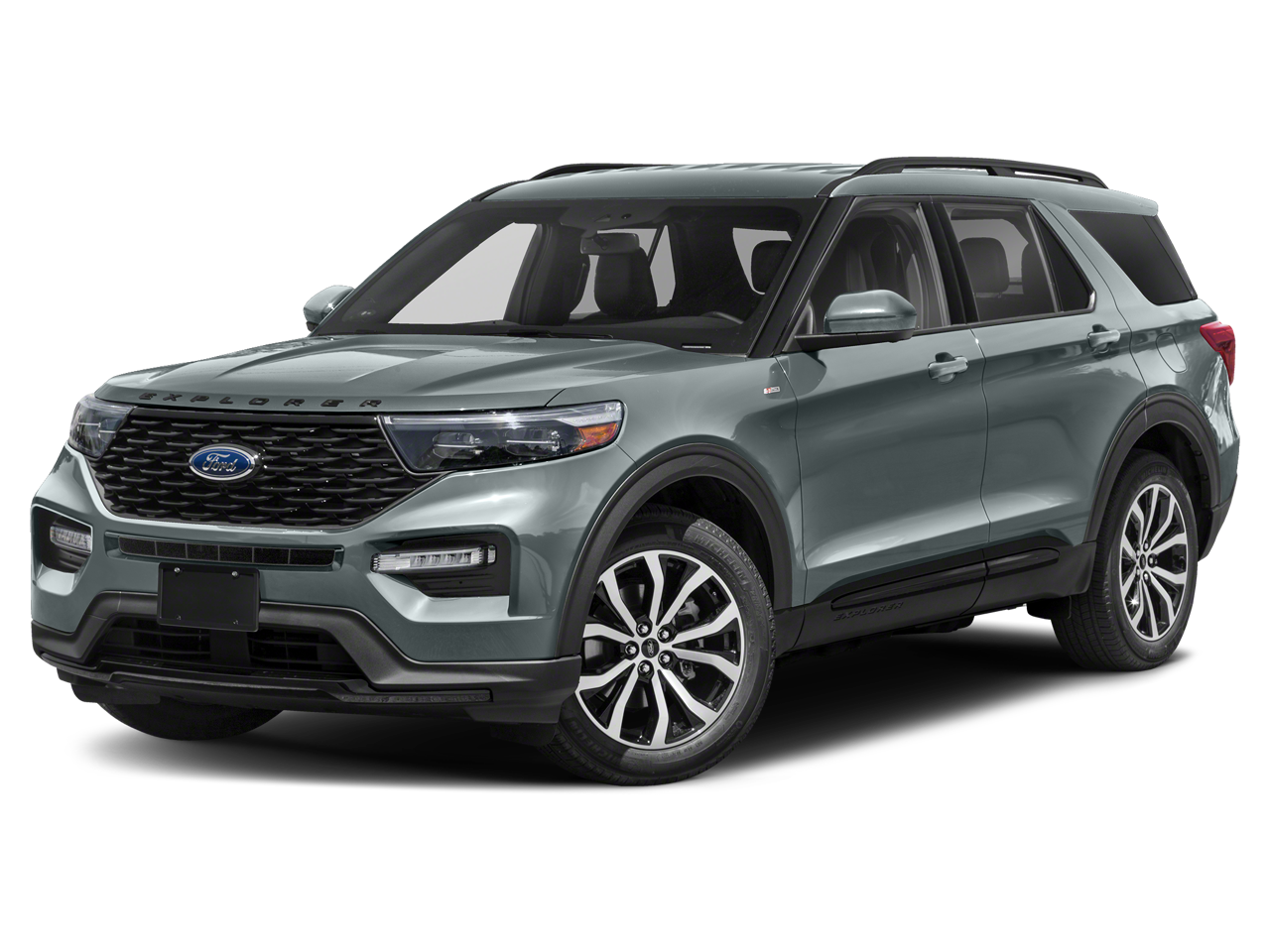 White Metallic 2022 Ford Explorer SUV / Crossover Rear-Wheel Drive Automatic