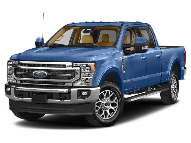 Atlas Blue Metallic 2022 Ford F-350 Super Duty Pickup Truck Four-Wheel Drive Automatic
