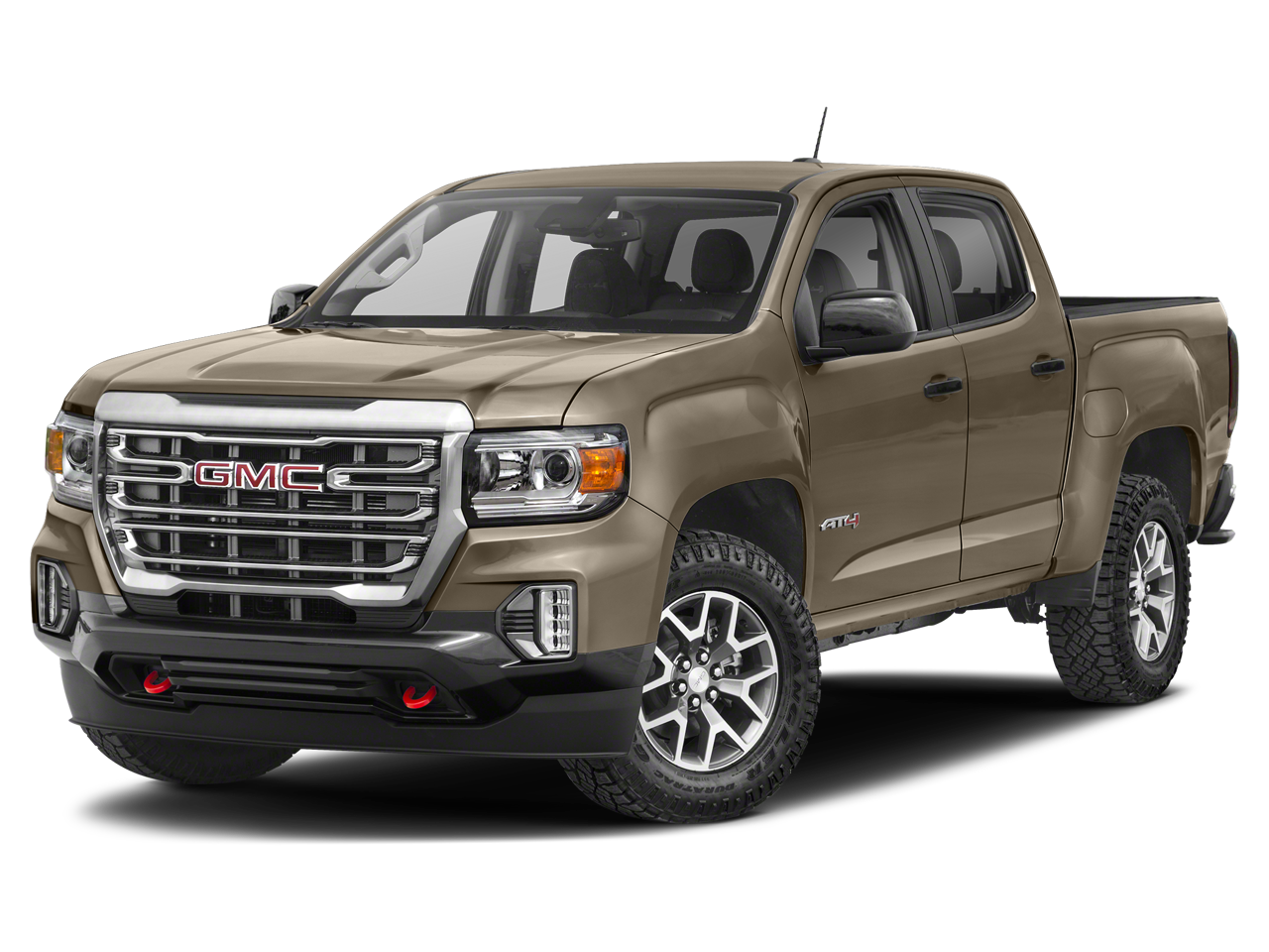 Summit White 2022 GMC Canyon AT4 Crew Cab 4WD with Leather Pickup Truck Four-Wheel Drive Automatic