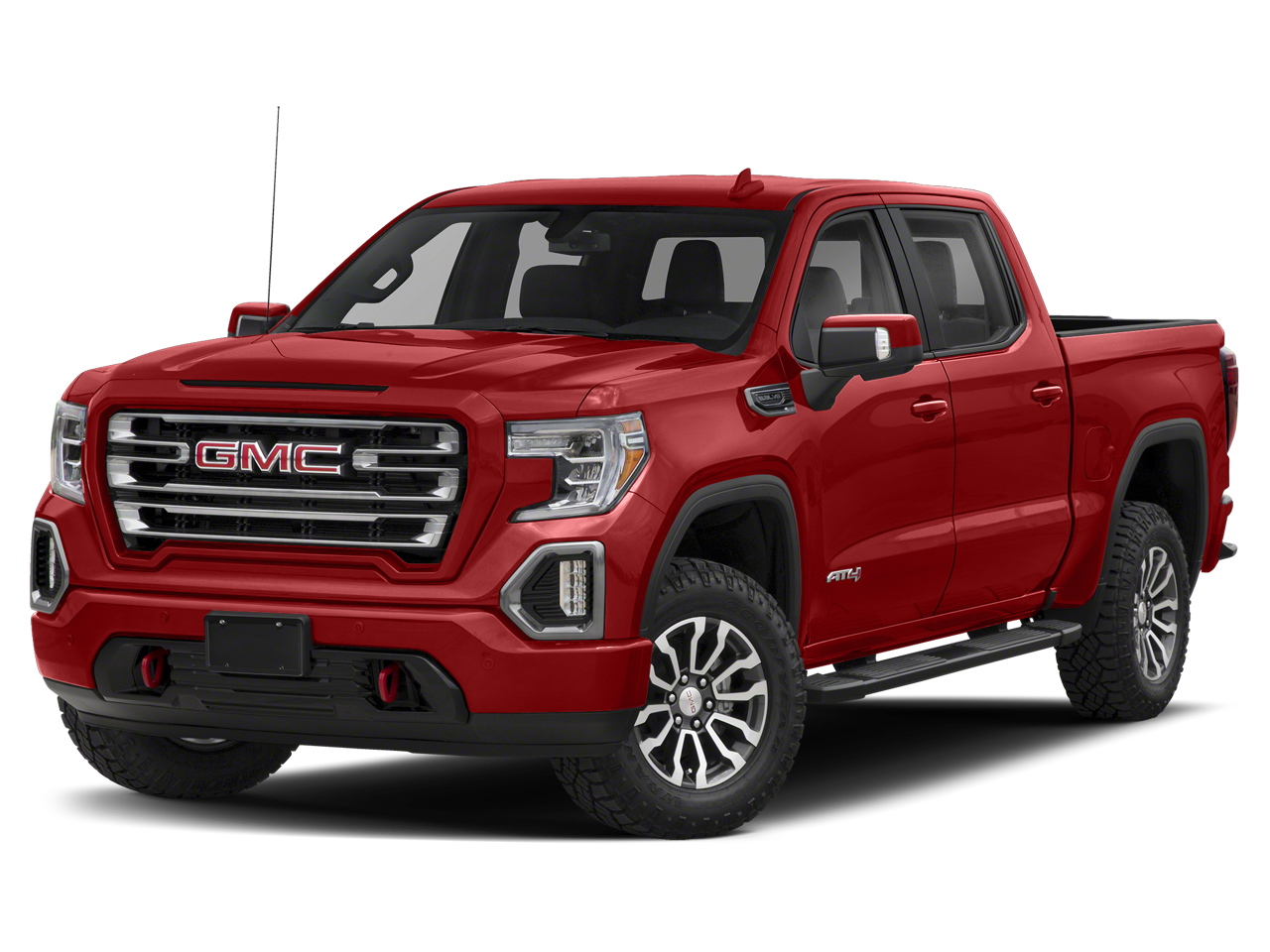 Used 2022 Cayenne Red Tintcoat GMC 4WD Crew Cab Short Box AT4 image 25