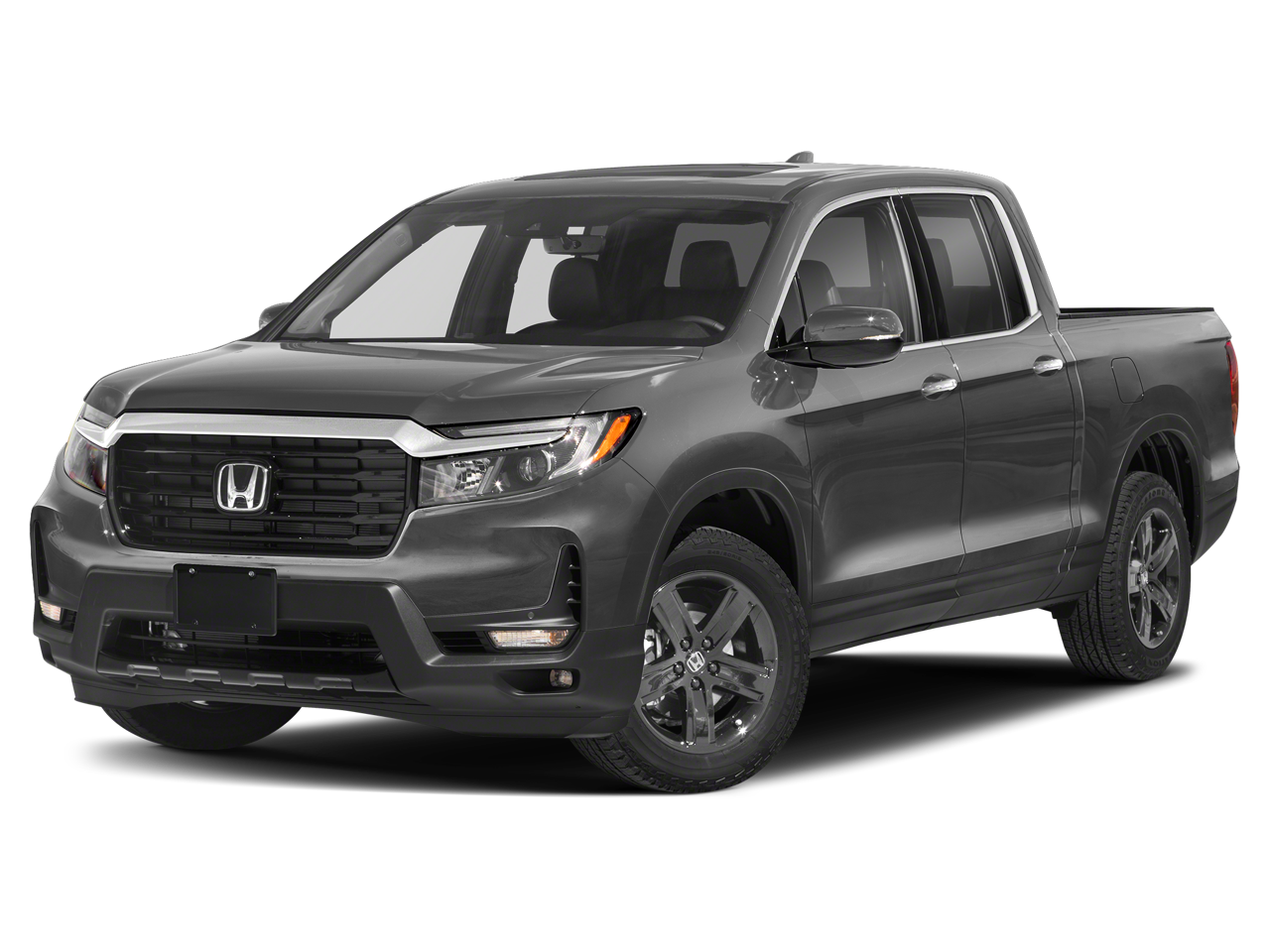 Gray 2022 Honda Ridgeline Pickup Truck All-Wheel Drive Automatic