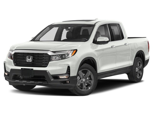 Gray 2022 Honda Ridgeline Pickup Truck All-Wheel Drive Automatic