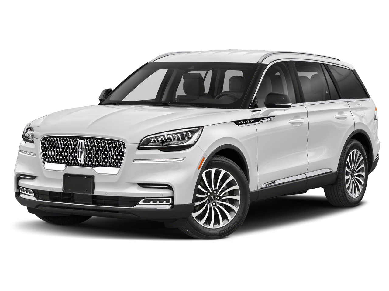 White Metallic 2022 Lincoln Aviator SUV / Crossover All-Wheel Drive Automatic