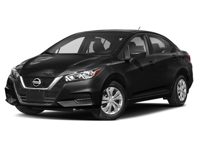 Super Black Metallic 2022 Nissan Versa S FWD Sedan Front-Wheel Drive Continuously Variable Transmission