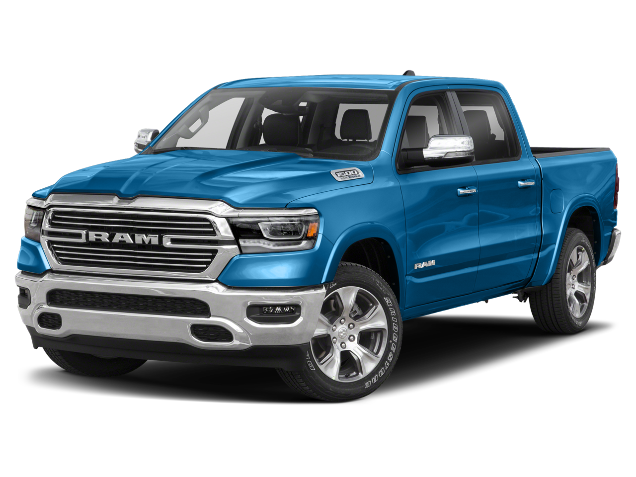 Used 2022 Hydro Blue Pearlcoat RAM Laramie Crew Cab 4x4 5