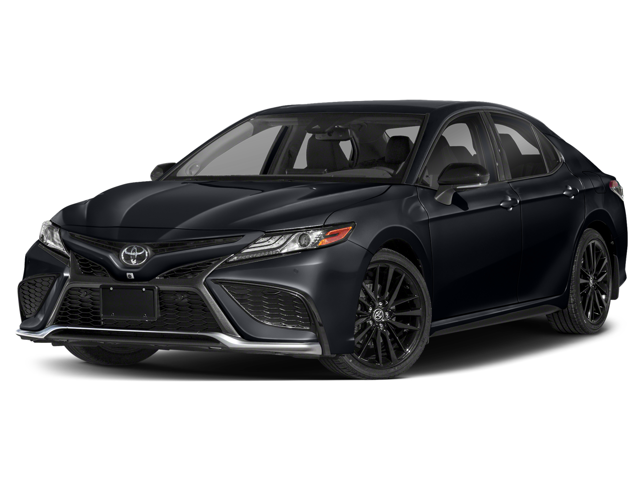Midnight Black Metallic 2022 Toyota Camry Sedan Front-Wheel Drive 8-Speed Automatic