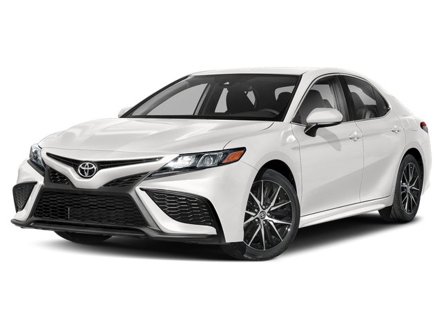 White 2022 Toyota Camry Sedan Front-Wheel Drive Automatic