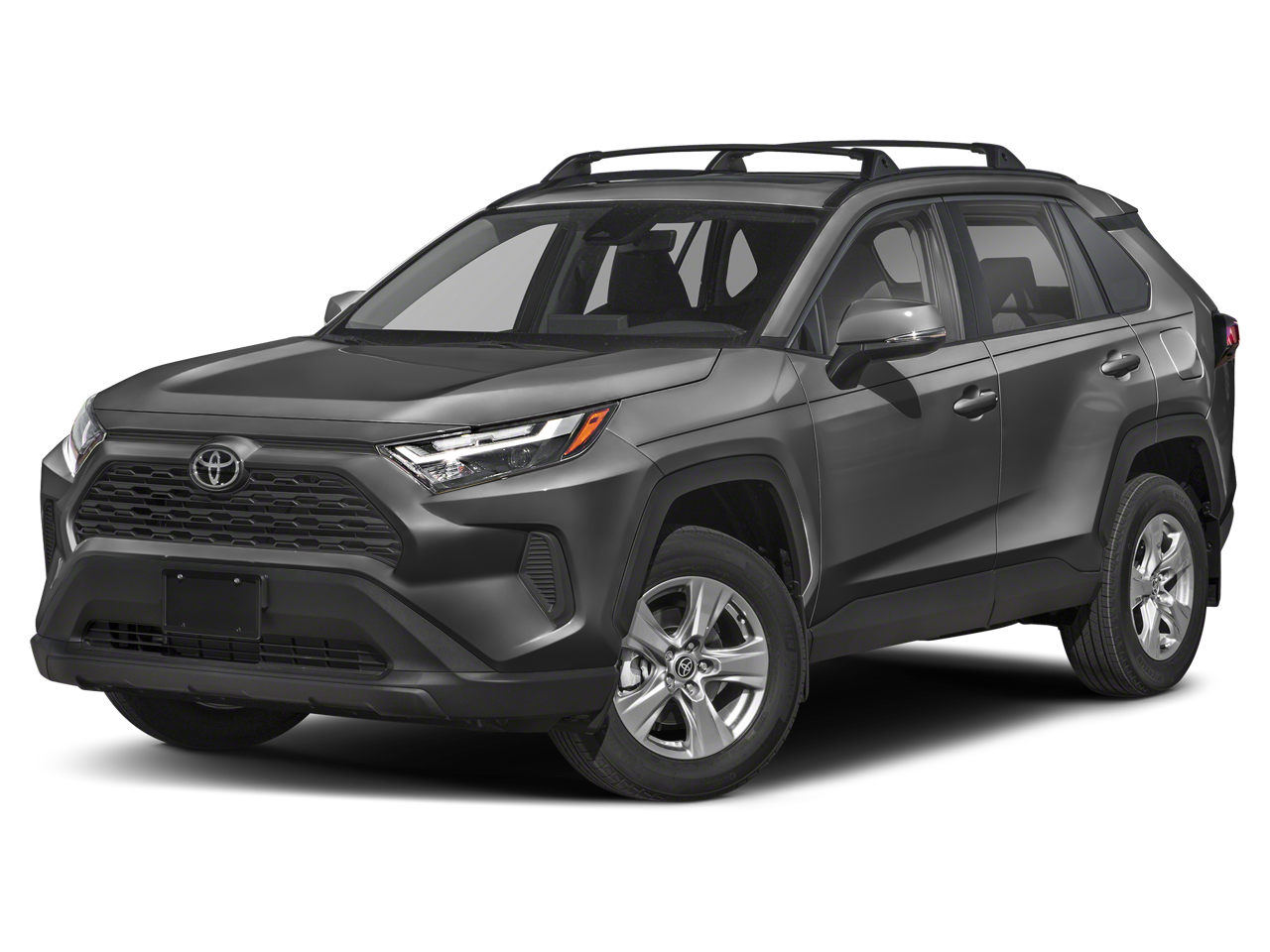Gray 2022 Toyota RAV4 XLE Premium AWD SUV / Crossover All-Wheel Drive Automatic