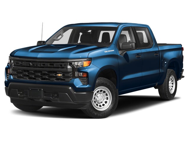Dark Ash Metallic 2023 Chevrolet Silverado 1500 LT Crew Cab 4WD Pickup Truck Four-Wheel Drive Automatic
