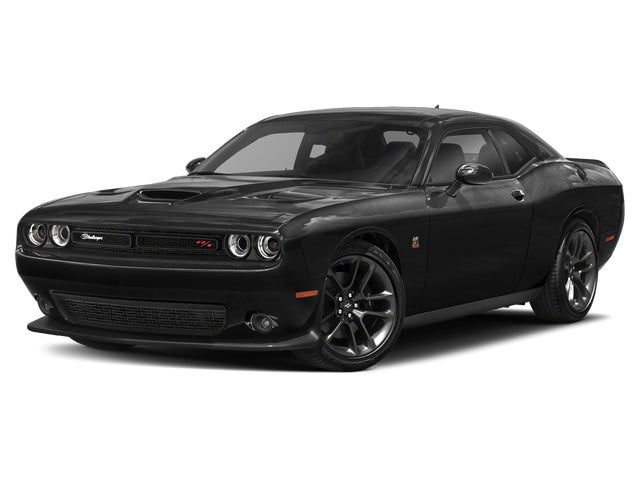 Blue Pearl 2023 Dodge Challenger R/T Scat Pack RWD Coupe Rear-Wheel Drive 8-Speed Automatic