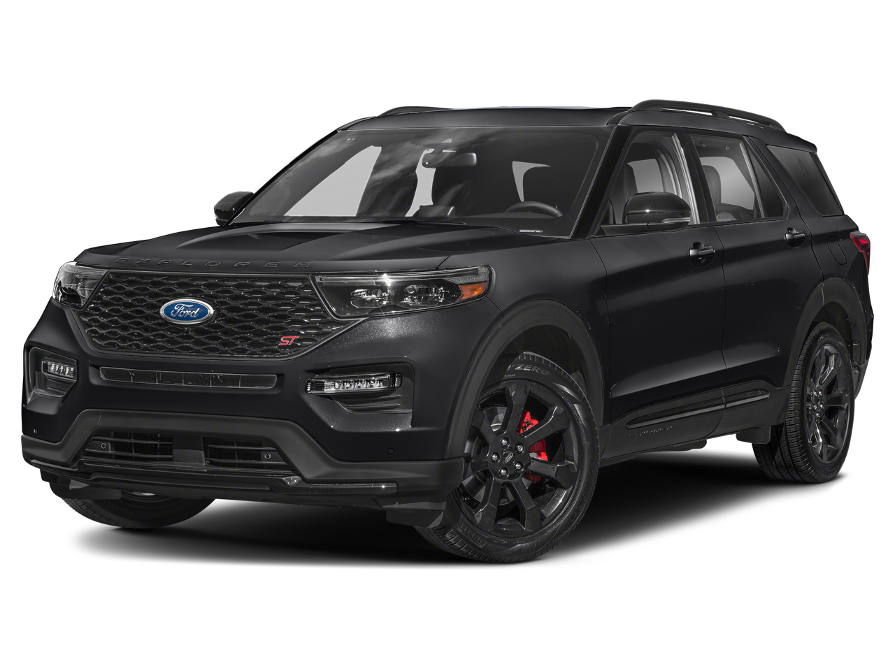 Agate Black Metallic 2023 Ford Explorer ST AWD SUV / Crossover All-Wheel Drive Automatic
