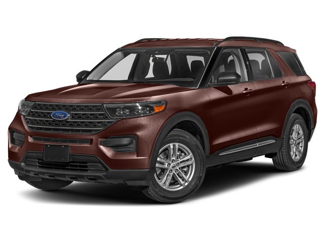 Carbonized Gray Metallic 2023 Ford Explorer XLT AWD SUV / Crossover All-Wheel Drive Automatic
