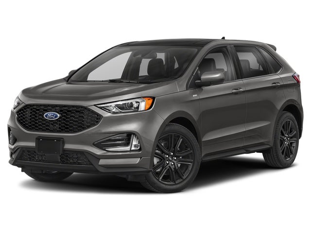White Metallic 2023 Ford Edge SUV / Crossover All-Wheel Drive 8-Speed Automatic
