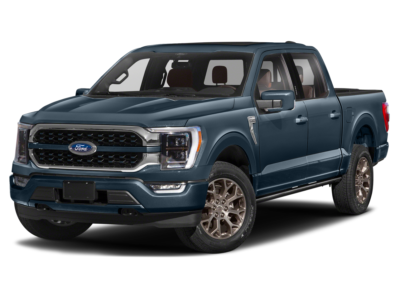 Brown 2023 Ford F-150 King Ranch SuperCrew 4WD Pickup Truck Four-Wheel Drive Automatic