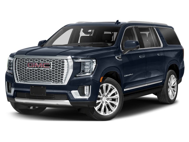 Midnight Blue Metallic 2023 GMC Yukon XL Denali 4WD SUV / Crossover Four-Wheel Drive Automatic