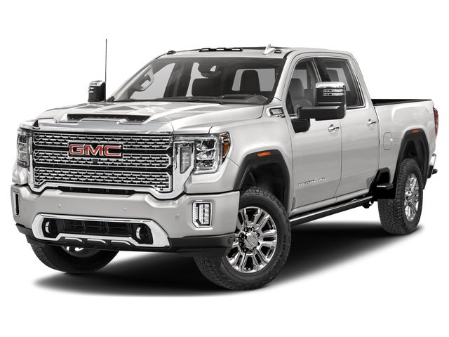 White Frost Tricoat 2023 GMC Sierra 2500HD Denali Crew Cab 4WD Pickup Truck Four-Wheel Drive Automatic