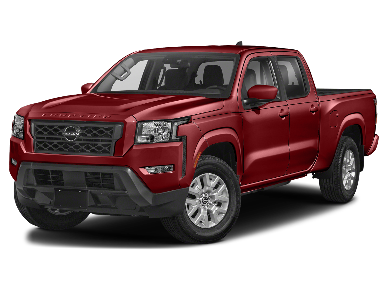 Cardinal Red Metallic Tricoat 2023 Nissan Frontier SV Crew Cab 4WD Pickup Truck Four-Wheel Drive 9-Speed Automatic