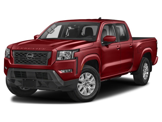 Cardinal Red Metallic Tricoat 2023 Nissan Frontier SV Crew Cab 4WD Pickup Truck Four-Wheel Drive 9-Speed Automatic