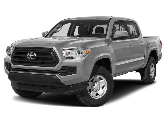 White 2023 Toyota Tacoma SR V6 Double Cab 4WD Pickup Truck Four-Wheel Drive 6-Speed Automatic