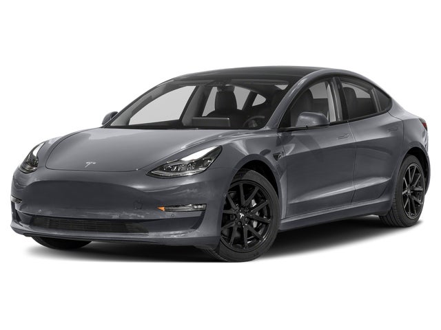 White 2023 Tesla Model 3 Sedan Rear-Wheel Drive 1-Speed Automatic