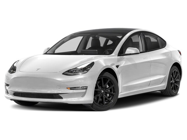 White 2023 Tesla Model 3 Sedan Rear-Wheel Drive 1-Speed Automatic